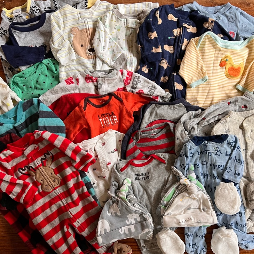 LOT of baby boy clothing 0-3 months